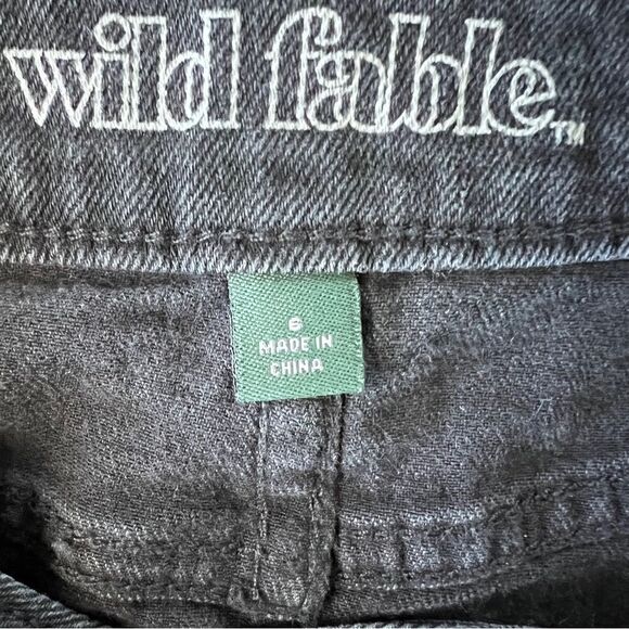 Wild Fable mini jean skirt distressed - Picture 2 of 6
